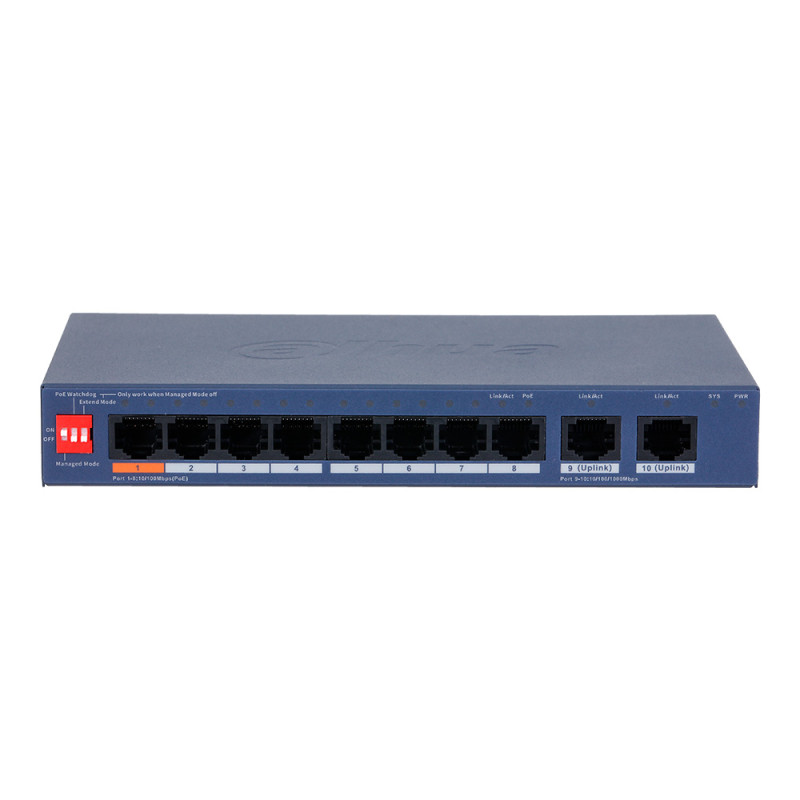 でこぽんさん専用　新品ルーター 8-портовий керований PoE комутатор Dahua DH-CS4010-8ET2GT-60